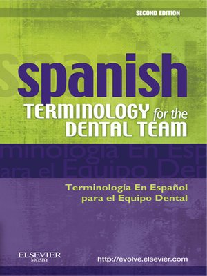 cover image of Spanish Terminology for the Dental Team